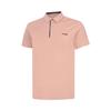 Li Ning Solid Color Pullover Fitness Sports Polo Shirt Men Tops New-Mist-Rose-Pink APLU119-6