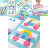Деревянный креативный пазл из 180 деталей для сортировки по цветам для детей раннего возраста