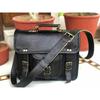 Men's Leather Original Vintage Messenger S Laptop Briefcase Black Briefcase