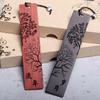 2Pcs Chinese Retro Mahogany Bookmark Creative Carving Nostalgia Book Clip Students Reading Accessories School Stationery Supply