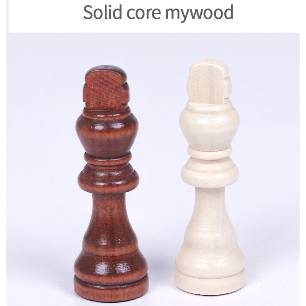 32 Pieses Деревянные шахматы Шахматные фигуры Только без доски Высота короля Шахматные спортивные деревянные шахматные фигуры