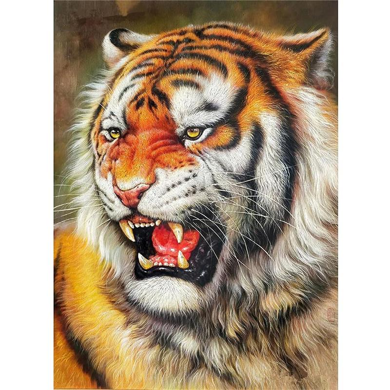 DIY алмазная живопись животное набор для вышивки крестом мозаика искусство алмазная живопись полный круг/квадратный алмаз украшение дома