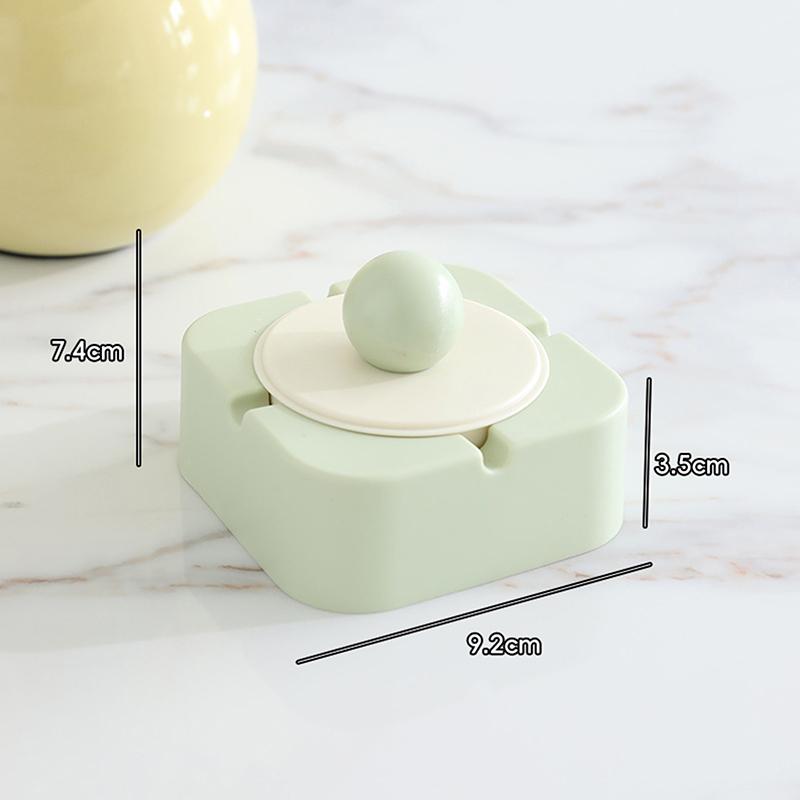 Creative Ashtray Plastic Home Internet Cafe Office Ashtray Enlarged With Lid Anti-Fly Ash Ashtray Ornaments