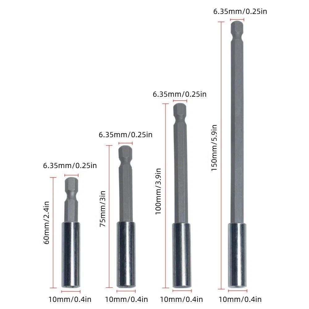 3/4/5/10Pcs High hardness Magnetic Extended Bit Holder Drill Bit Support Sleeve  Electric Drill