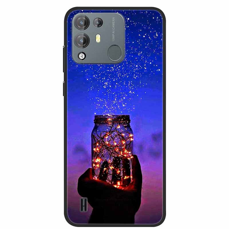 Для Blackview A55 Pro Чехол Роскошный Силиконовый ТПУ Мягкий Задняя Крышка Чехол для Телефона Для Blackview A55 Pro Funda Ударопрочный Любовь Новый Coque