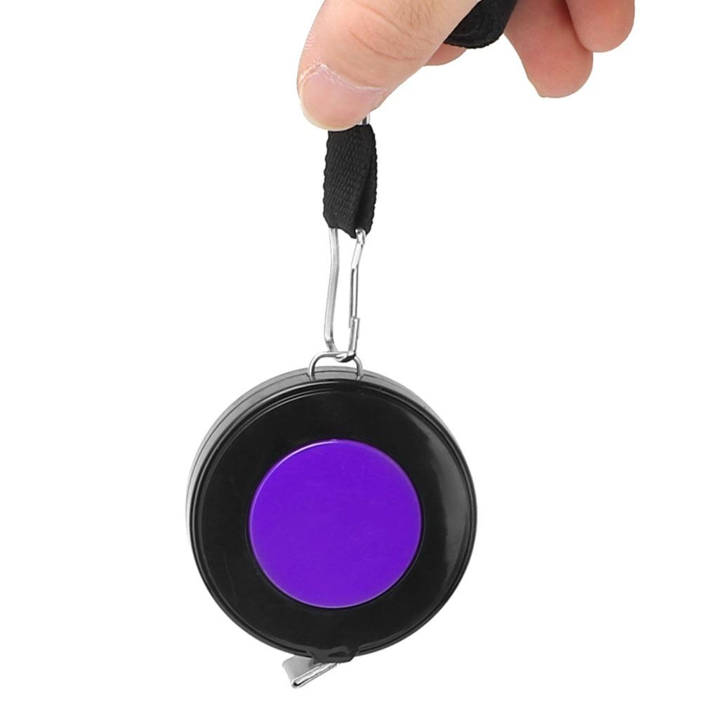 1pcs Purple &Red &White &Green Soft Retractable Ta Portable Cloth Measuring Ruler Home Craft