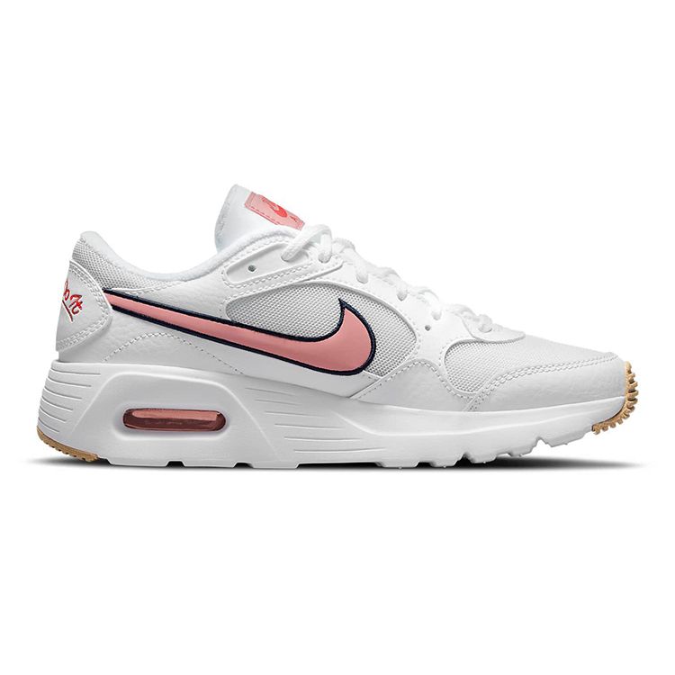 Nike Air Max SC SE GS Photon Dust Pink Glaze Детские кроссовки Белый Чили-Красный DB3087-001
