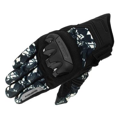 Мотоперчатки Komine Защитные сетчатые перчатки Prism Silver L GK-2203