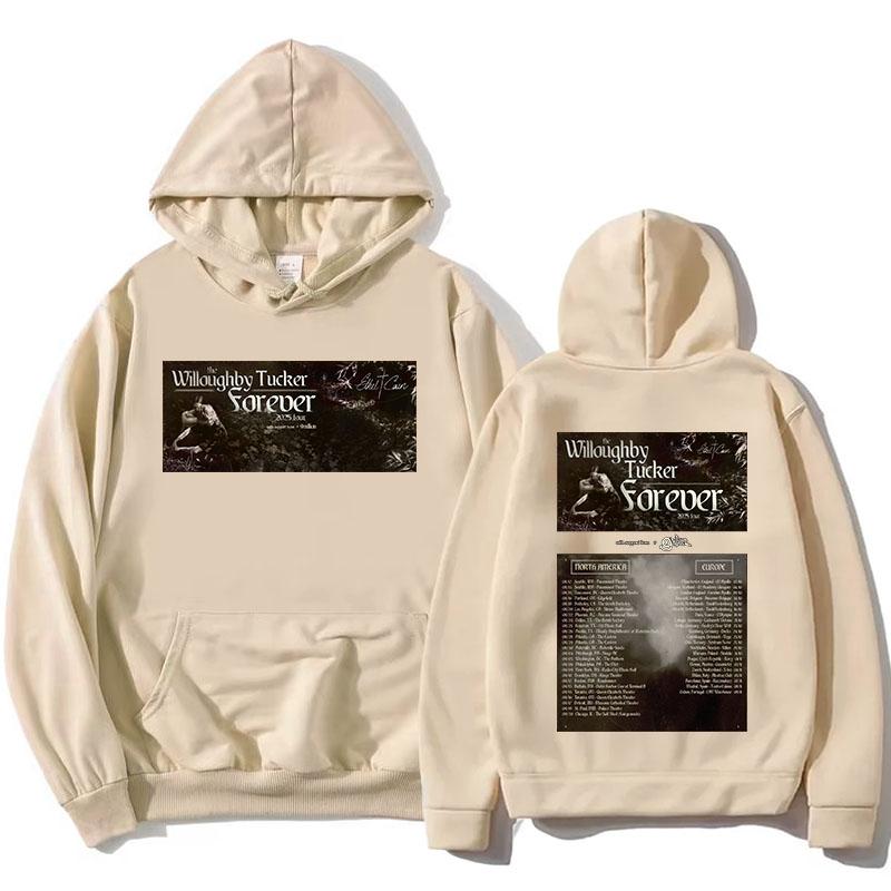 ETHEL CAIN Willoughby Tucker Forever Tour Толстовки Повседневный флис Осенние Теплые Толстовки Длинный Рукав Женские с Капюшоном