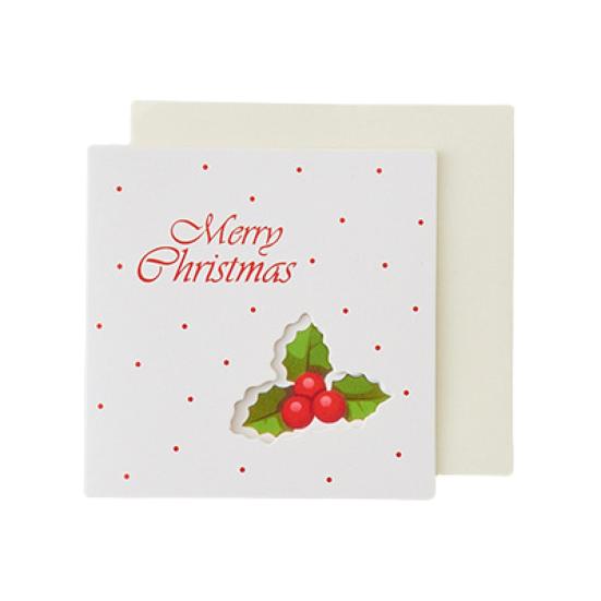 Поздравительная открытка Модная красочная легкая рождественская открытка Экологичная инновационная рождественская открытка Рождественская открытка для подарков