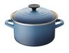 Le Creuset EOS Marine Чугунная Совместимая Японская Кастрюля, 20 см, Синяя, Чугун, Эмаль, Газ/Индукция [Официальный Продукт]