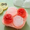 Форма для льда Rose Ice Cube Mold из пищевого силикона для коктейлей Whiskey BPA Free Ice Cube Maker