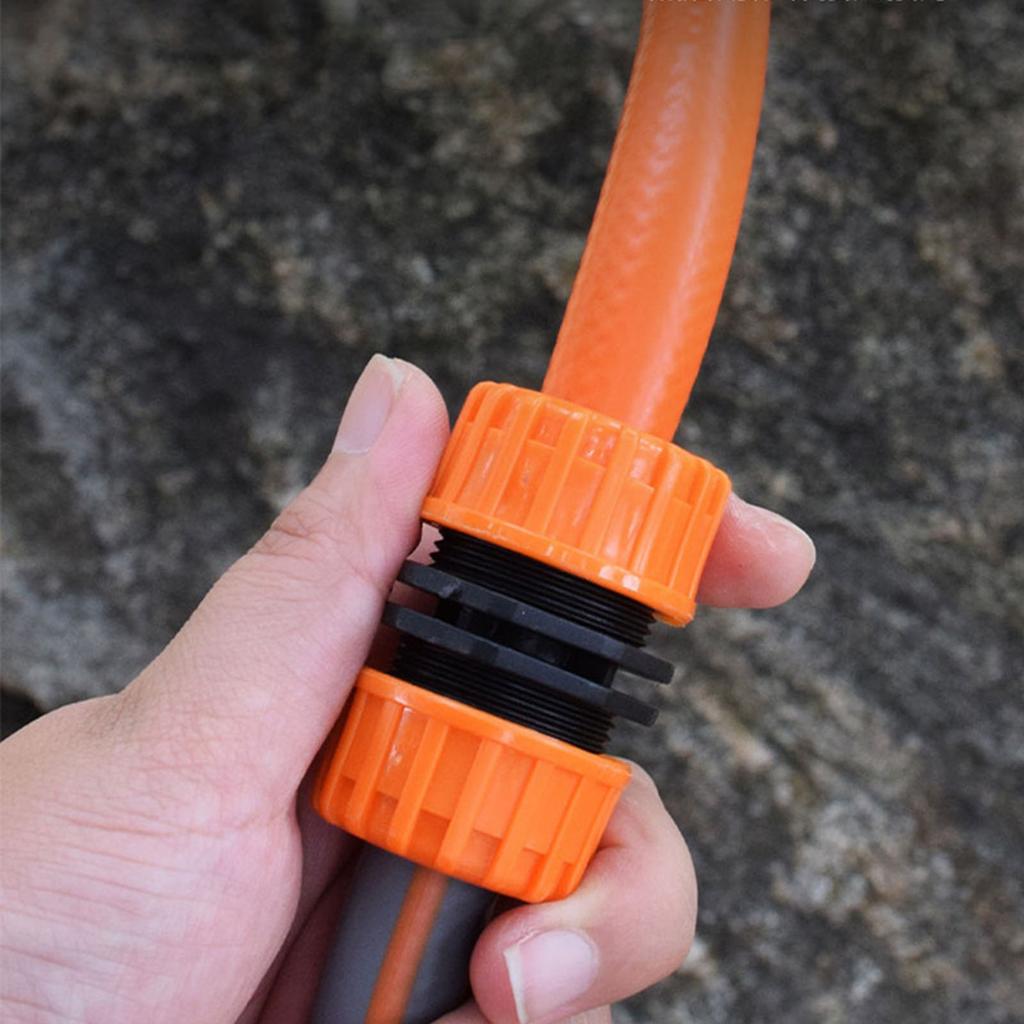 2Pcs Garden Hose Connector Fitting Set Hose Quick End Connector Water Tap Hose Connector Threaded Tap Connector