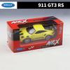 Welly 1/36 Porsche 911 GT3 RS Металлическая модель автомобиля Литье под давлением и игрушечные транспортные средства Модель автомобиля Миниатюрная масштабная модель автомобиля Игрушка для детей