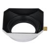 43mm Square Metal Lens Hood Aluminum Alloy ABS Digital Camera Square Lens Hood Shade for 25mm Or Above Focal Length
