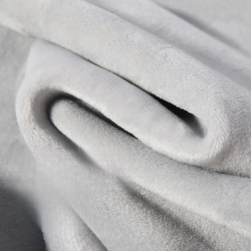 Men's Clothing Sweatshirt 420g Velvet Hooded Sweatshirt Men's Hoodie Solid Color Large Size Autumn and Winter Men Jacket