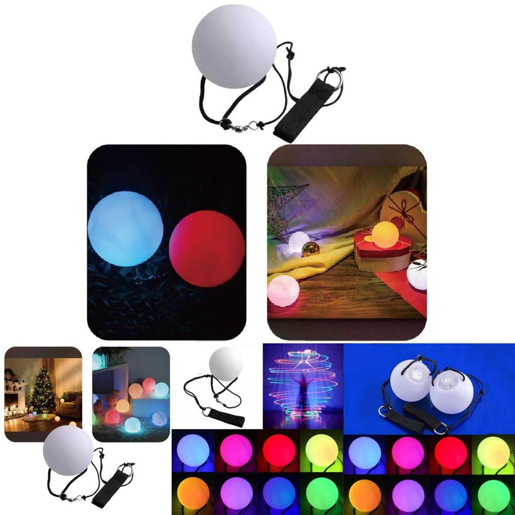 Красочный светодиодный светящийся вихревой мяч Идеально подходит для фитнеса, веселая интерактивная игрушка для всех возрастов