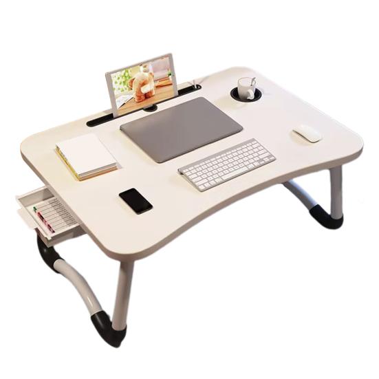 Портативный складной стол для ноутбука, высокая устойчивость, прочная несущая конструкция, нескользящая конструкция, небольшой рабочий стол для дома