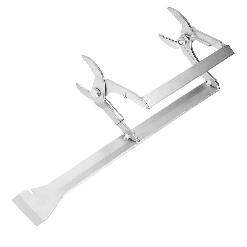 Stainless steel bee frame clip with scraper, beekeeping tool for safe