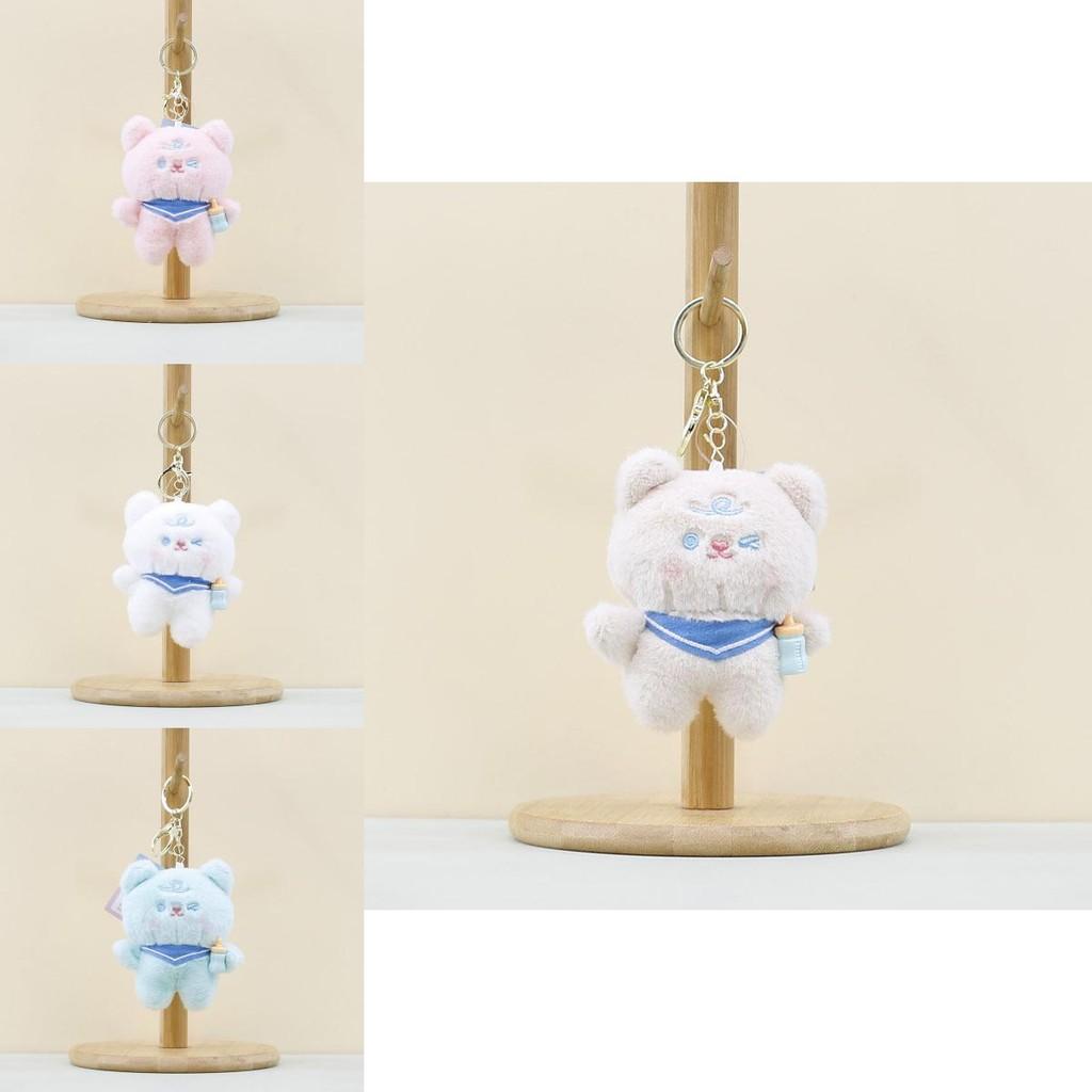 Charming Miniature Plush Bear Keychain With High-quality Pp Cotton Filling For Kids