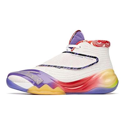 KT6 New Year High-Top Basketball Shoes Men Sneakers White Red Purple 112111101-8