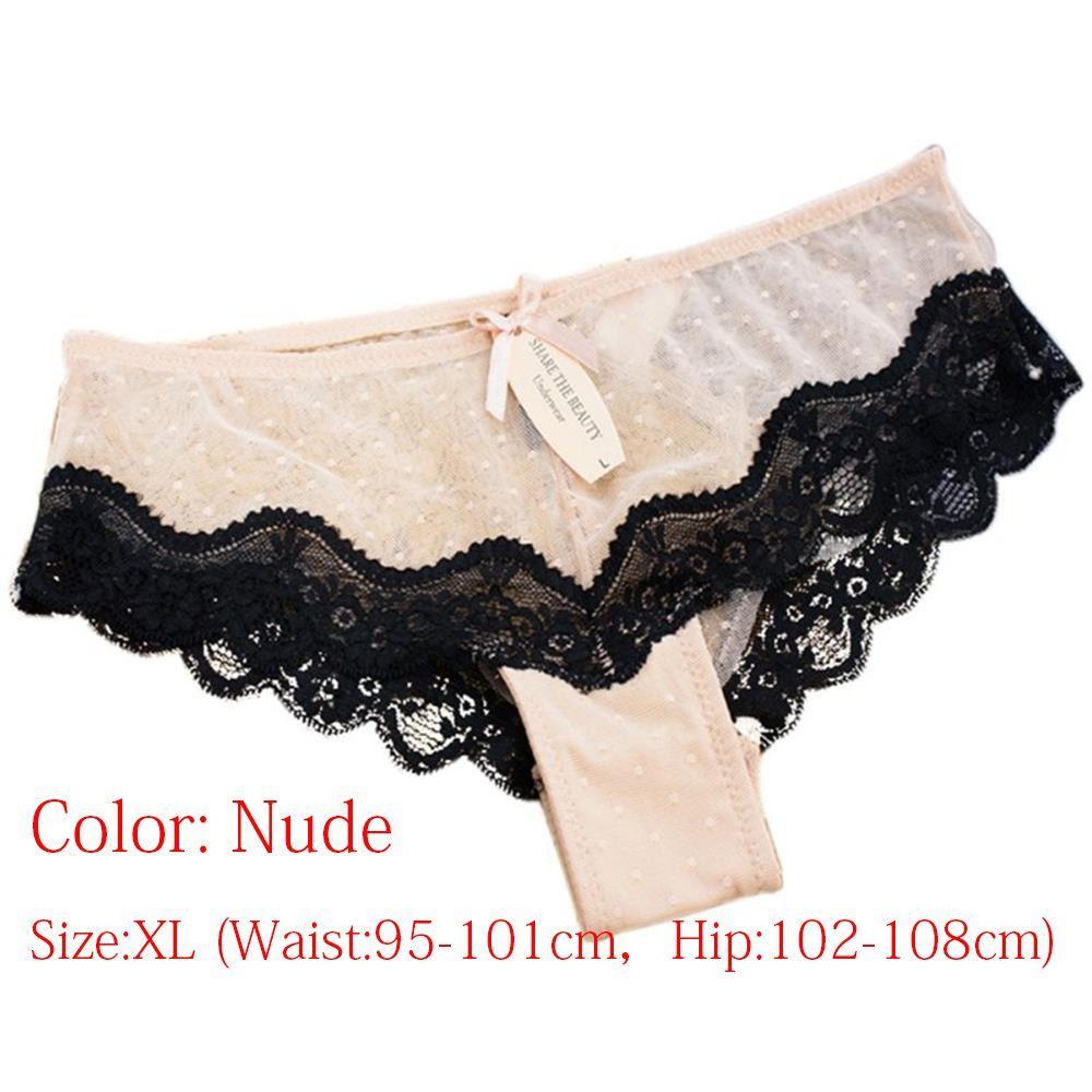 Нижнее белье Hipster Сексуальные стринги Ультратонкие трусики Кружевные трусы Полые трусы Трусики с низкой посадкой