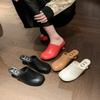 Baotou Half Slippers Women's Spring and Summer New Fashion Outer Wear High Heels Temperament Stiletto Single Shoes