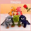 Adorable Plush Dinosaur Keychain Cute T-rex Stuffed Toy Miniature Wedding Favors