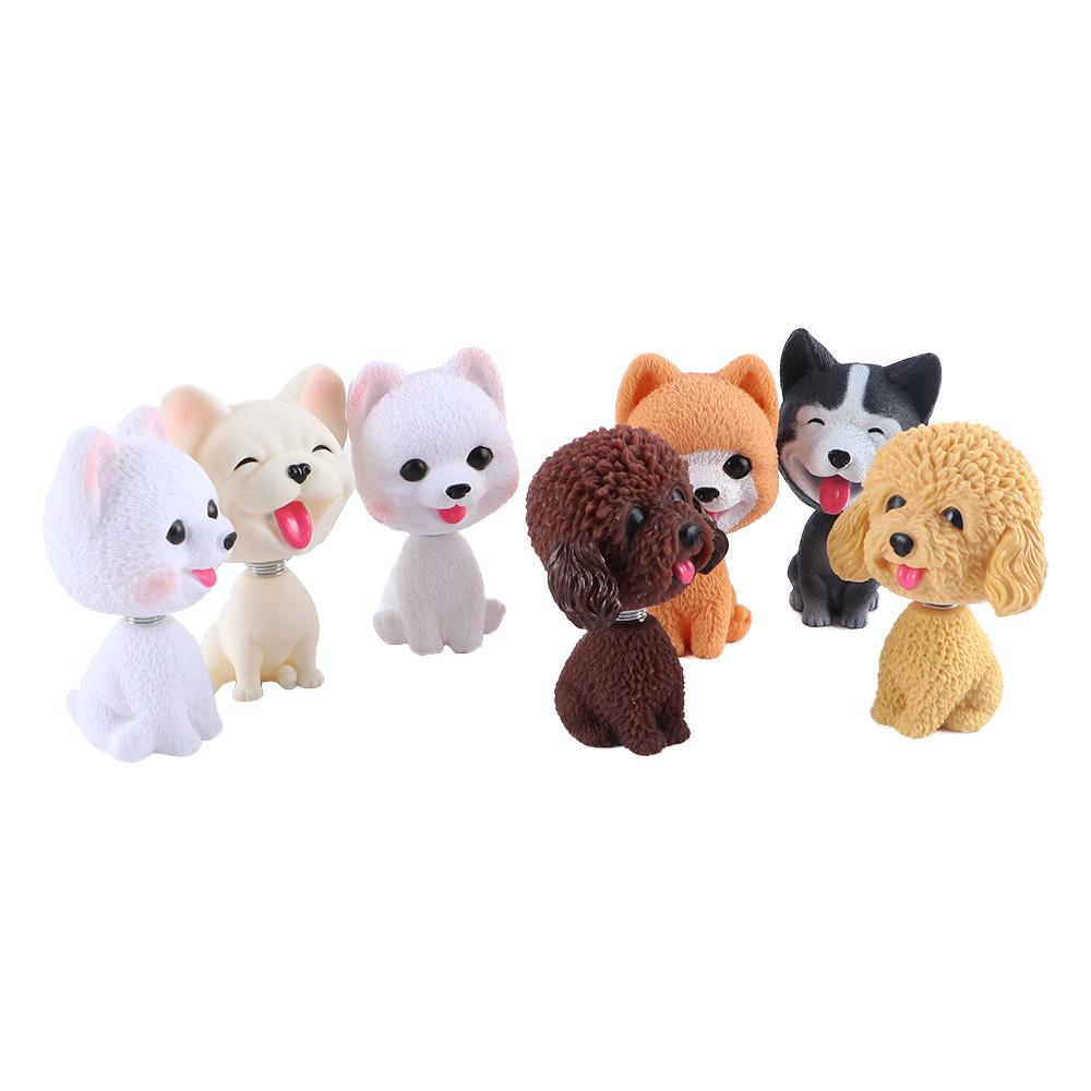 Gift Tabletop Wobble Head Dolls Bobblehead Dog Car Ornaments Nodding Puppy Toys Shaking Head Dog