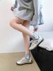 Cute Socks Medium Tube Socks Color Matching Bow Cartoon Tide College Style Puppy Flocking Socks