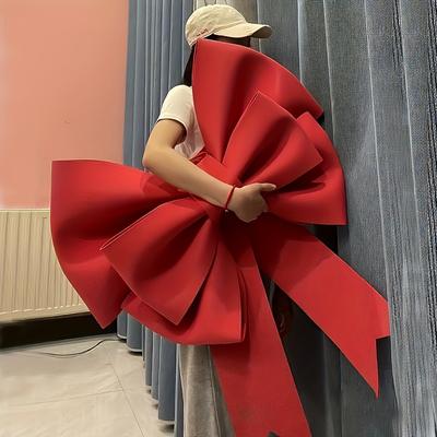 XL Красный ЕВА Декор для банта. На Рождество, свадьбы, дни рождения. Бесперьевой, универсальный, идеальный подарок. Покупайте сейчас!