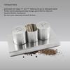 with Tray Salt and Pepper Shakers 3 in 1 Condiment Shakers Toothpick Holder  BBQ