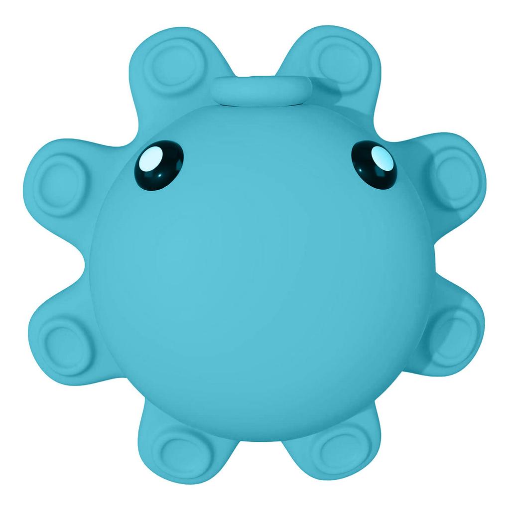 Silicone Sun Shaped Sensory Fidget Toy with Suction Cups for Baby and Toddler Tactile Exploration Teething and Bath Play