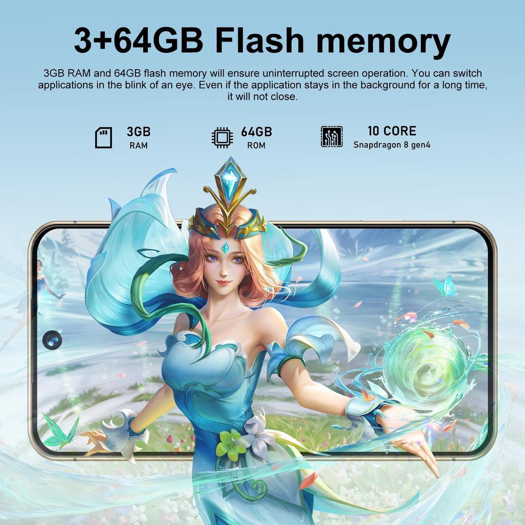 A17 Pro Max 5G Android Смартфон 7,3-дюймовый (16+1Т)