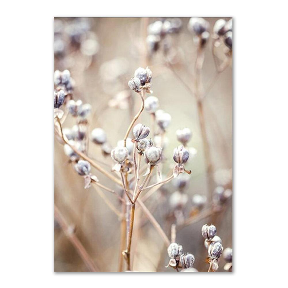 Reed Landscape Dandelion Elk Canvas Poster Nordic Style Wall Art Print Canvas Painting for Living Room Bedroom Pictures Decor