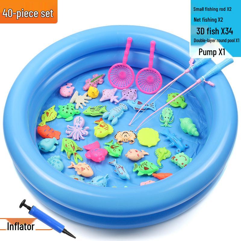 Детский магнитный набор для рыбалки – Летняя развивающая ролевая игра для детей