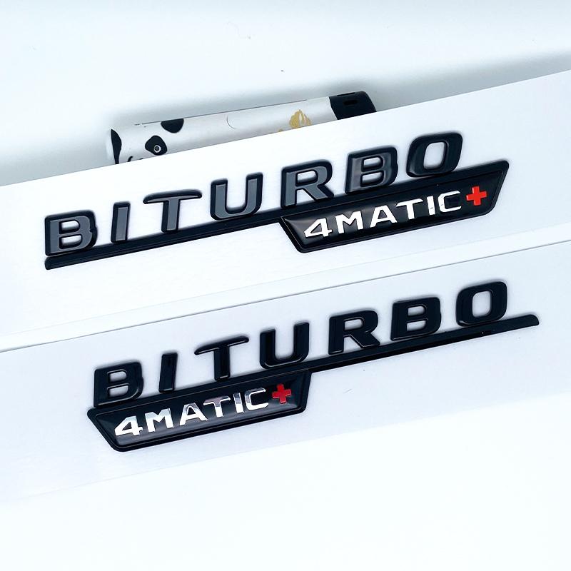 AAZB1 Letters GLE43 GLE53 GLE63 GLE63S V8 Biturbo 4matic+ Emblem for Car Side Trunk Rear W166 W167 Logo Sticke