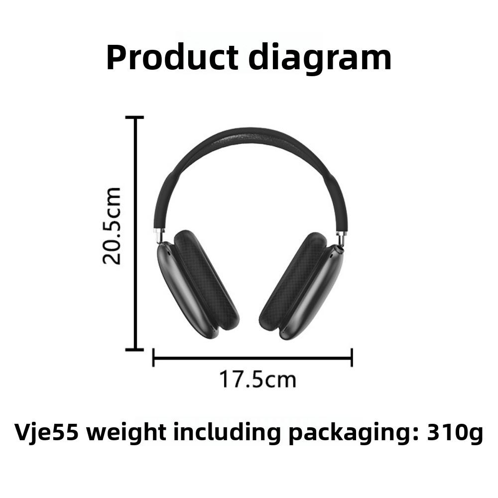 Bluetooth 5.4 Гарнитура Сетка Оголовье Полностью Беспроводная Кнопочное Управление Музыка