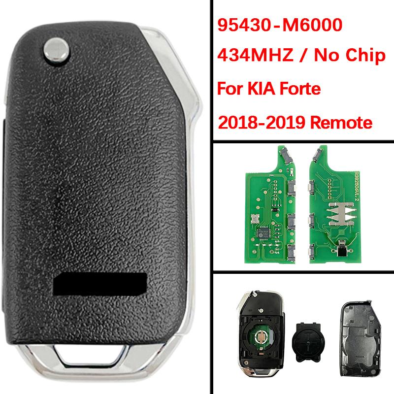 CN051123 Aftermarket 4 Buttons Smart Key Fob 434Mhz CQOFD00430 95430-M6000 For Kia Forte 2018- No Chip
