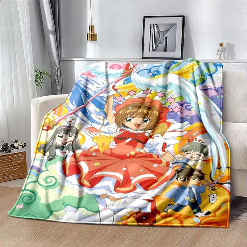 Card Captor Sakura Cartoon blankets fashion blankets Warm Flannel Soft Comfortable Blanket Home Travel Blanket Birthday Gift