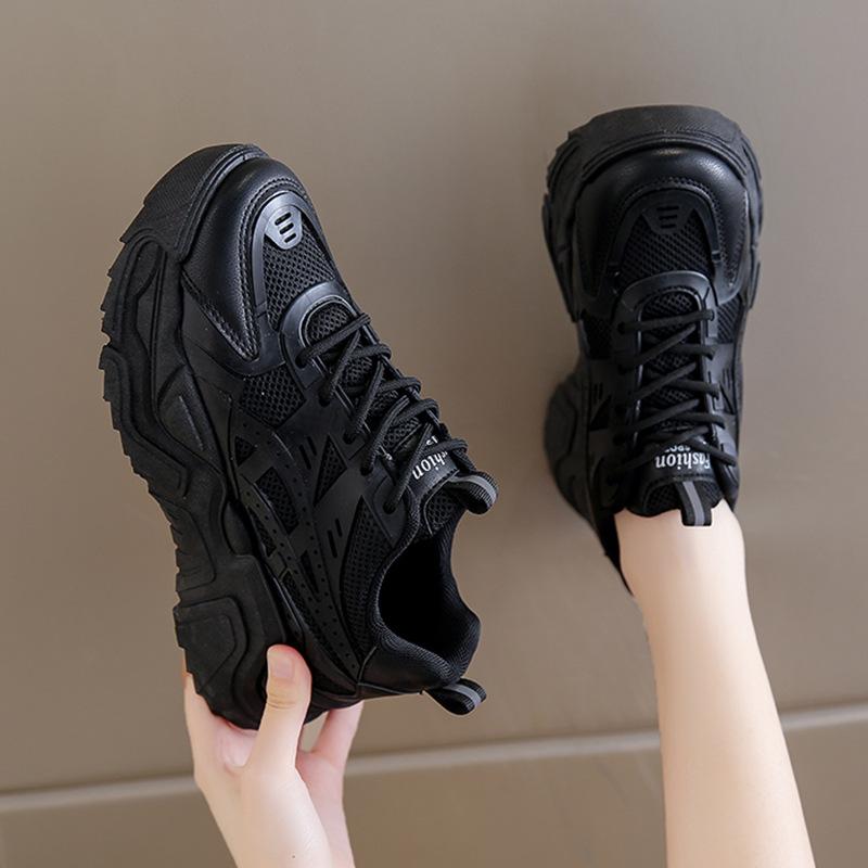 Dad Shoes Women's Summer Breathable New Versatile Casual Explosive Ins Tide Mesh Sports Little White Shoes Summer