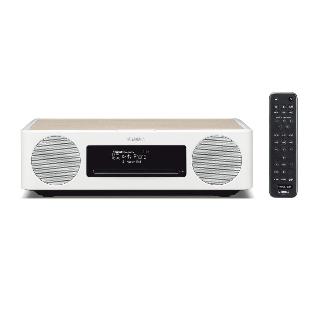 YAMAHA Совместимость с настольным аудио в стиле ретро, современный дизайн, натуральный TSX-B237(Миннесота) CD/USB/FM-радио/Bluetooth/Qi