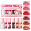 Hydrating Jelly Lip Oil and Plumper Serum 6-Piece Kit, Moisturizing Formula for Lip Nourishment and Care