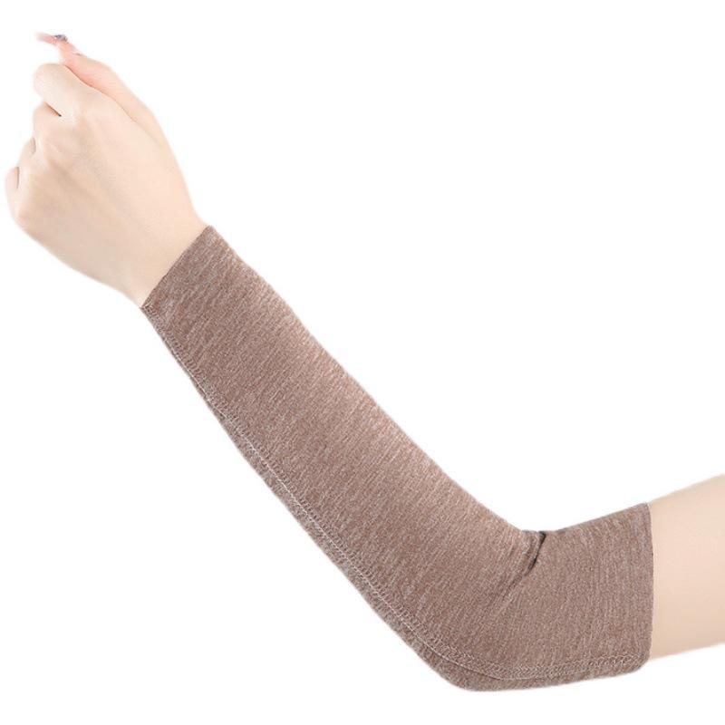 Mulberry Silk Elbow Support Sleeve for Men & Women - Thin, Long Sleeve Arm Protection for Spring/Summer