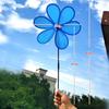 Маленькие ветряные мельницы с черной окантовкой для украшения домов, палаток, садов, детских комнат, колясок