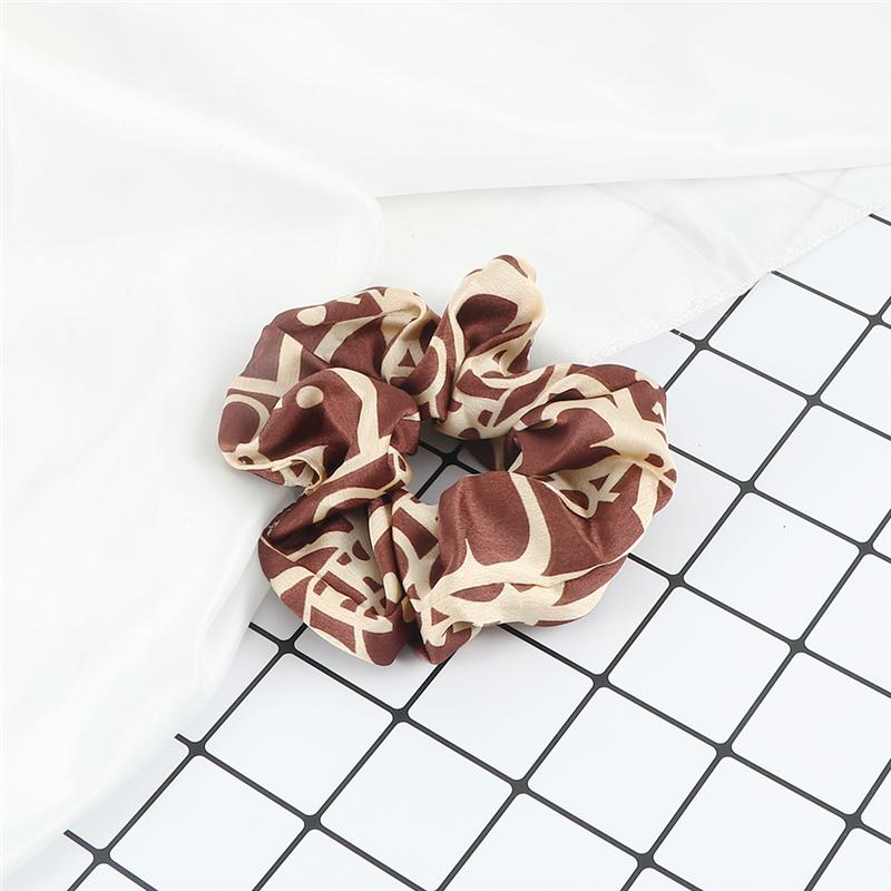 60 Styles Women Girls Satin Scrunchie Candy Color Hair Ties Rope Elastic Fashion Hair Bands Vintage Simple Hair Accessories Gift