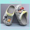 Удобные Дышащие Летние Мультяшные Клоги для Девочек и Мальчиков для Игр в Помещении и на Открытом Воздухе