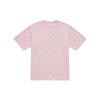 New MLB MONOGRAM Collection New York Yankees SS25 T Shirt Unisex Hemp Pink 3ATSM0153-50PKM