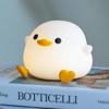 Cartoon Duck Night Light Usb Rechargeable Bedroom Bedside Night Lamp Gift Birthday Dimmable Soft Led Decoration