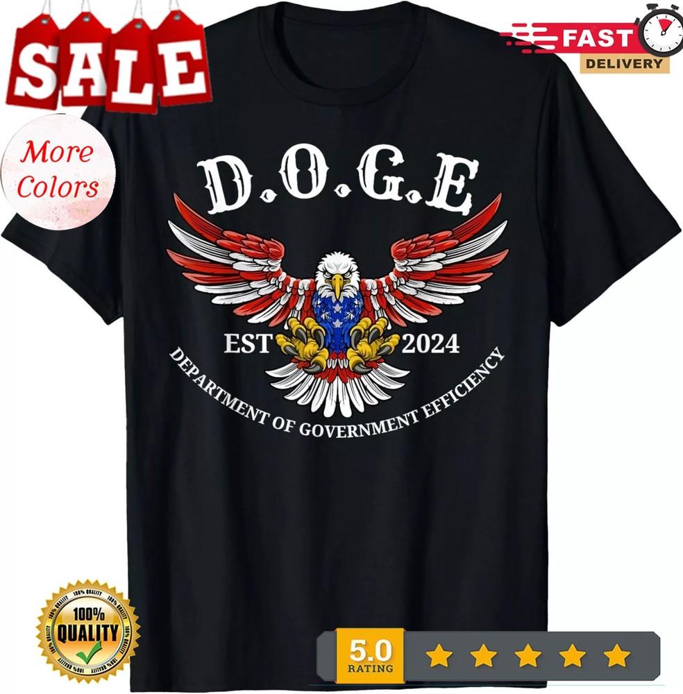 2025/Doge Department Of Government Efficiency D.O.G.E Unisex T-Shirt Unisex T-Shirt